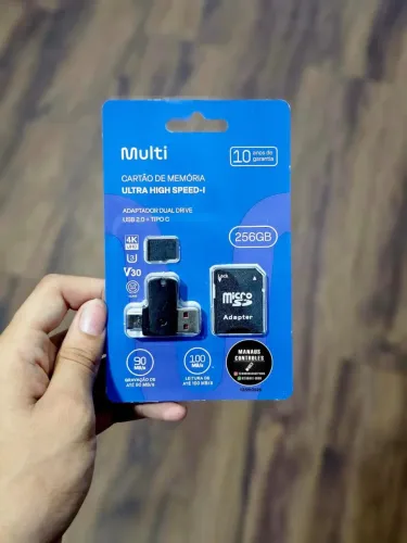 Cartão de MEMÓRIA 256GB( completo)