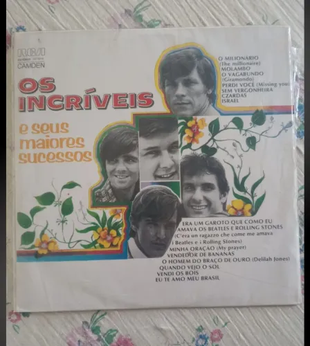 Disco Vinil Os Incríveis 