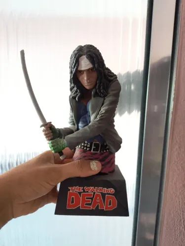 Boneco busto cofre da Michonne - The Walking Dead