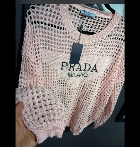 Suéter Prada Rosa -unissex 