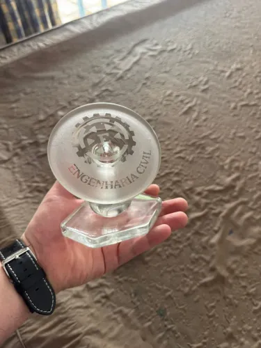 Cristal decorativo de mesa engenharia civil