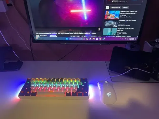 Teclado Gamer Mucai Mk61 60% Switch Red - Entrega gratis