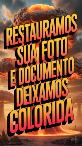 Restauro sua foto e documento antigo com aspecto de Novo