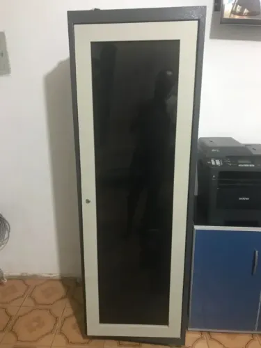 Rack Servidor Piso Padrão 19 24u 17x58x57 + Kit Instalado (Usado) - Retirar em SP