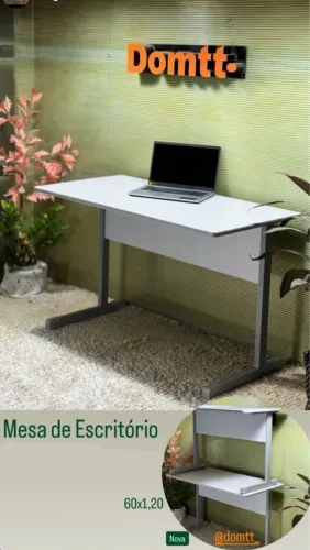 Mesa de Escritório 60x 1,2 mts - Em até 6x Sem juros