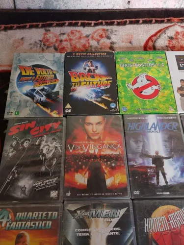 Coleção de DVDs: De Volta Para o Futuro, Ghostbusters, Sin City e mais!
