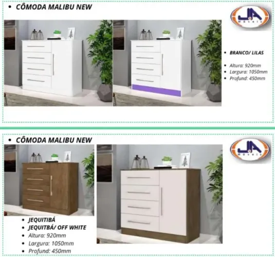 Comoda Malibu New Nova