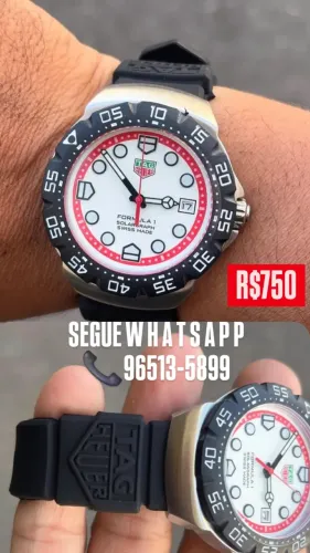 Relógio TAG HEUER AUTOMÁTICO AQUARACER PULSEIRA DE BORRACHA 