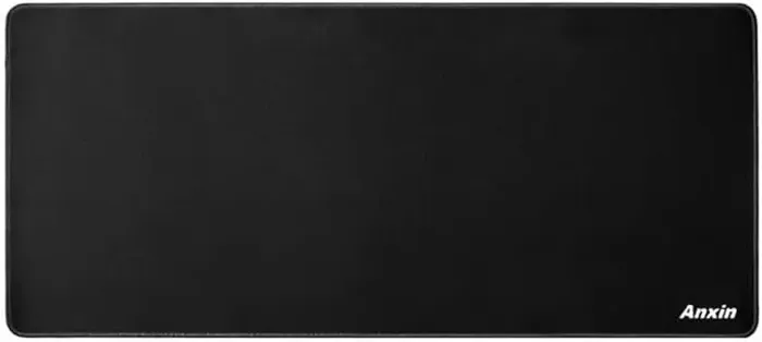 Mouse Pad Gamer Grande Preto Borda Costurada Base Antiderrapante Confortavel 70 x30