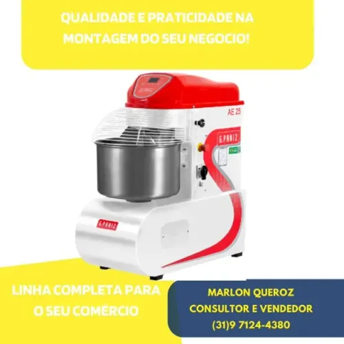 Amassadeira 5KG Espiral G.Paniz Nova
