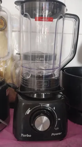Liquidificador Turbo 1500W - Potente e Versátil!