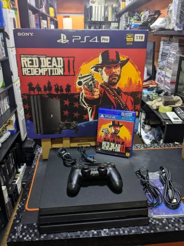 Playstation 4 Pro completo na caixa (Somos loja física)