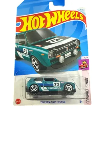 Hot Wheels Mainline 73 Honda Civic Custom Verde
