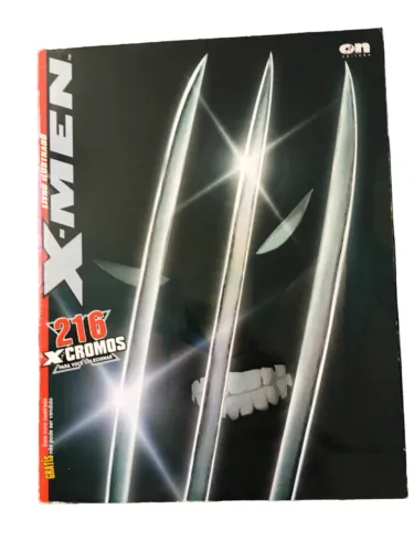 álbum de figurinhas x-men