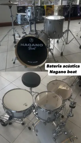 Bateria Nagano Beat - bumbo 16" COMPACTA!