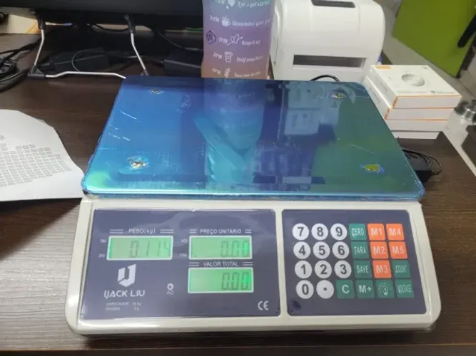 BALANÇA DE MESA 40KG RECARREGAVEL