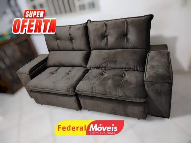Sofá Reclinável Conforto e Qualidade 2,24cm - Oferta Especial