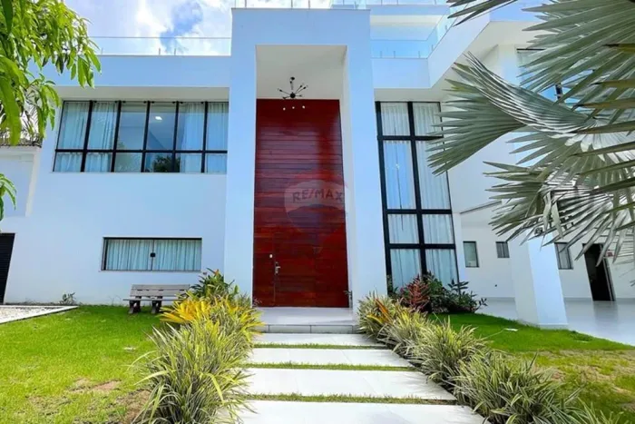 Casa de alto luxo mobiliada com 5 suítes, 1180 m², 8 vagas, à venda no Villagio Felicitá,
