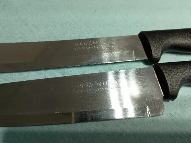 Faca Chef 7" + Faca Cozinha 6" Tramontina