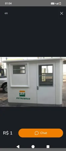 banheiros portáteis químicos ou com vaso e Guaritas