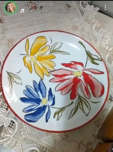 Prato porcelana grossa 25 cm