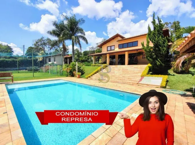 Chácara com 3 dormitórios à venda, 2539 m² por R$ 1.600.000,00 - Náutico - Piracaia/SP