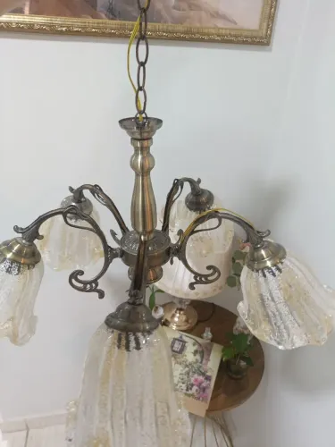 Vendo lustre vidro não é acrílico