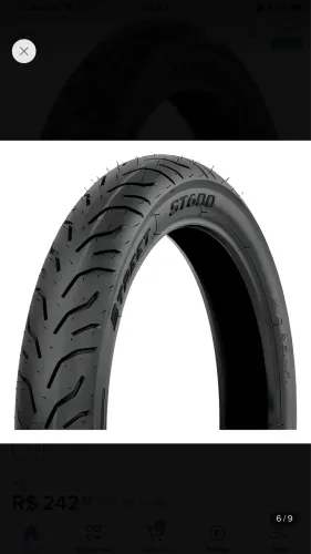Pneu 90/90 traseiros seminovo