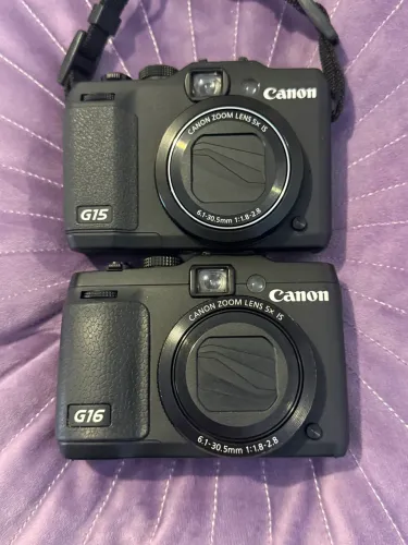 Câmera fotográfica digital Canon G16 e G15