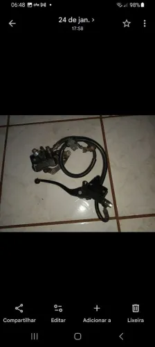 Sistema de freio original Honda da titan 160.