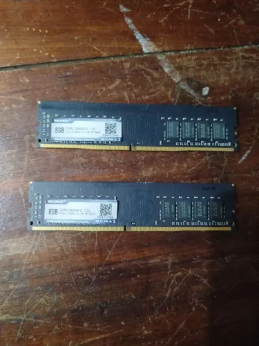 Memória ram DDr4 16gb 2x8 2666 mhz ECC servidor x99