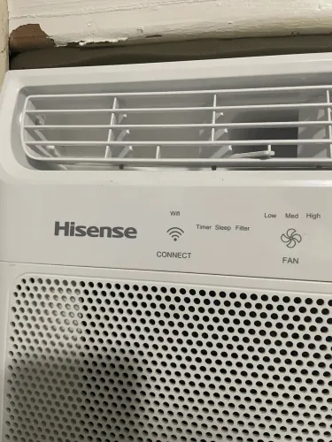 Ar condicionado janela eletrônico Hisense 10.000 BTUs AW-10CWBRVGU01 110V