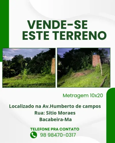 Vende-se este terreno