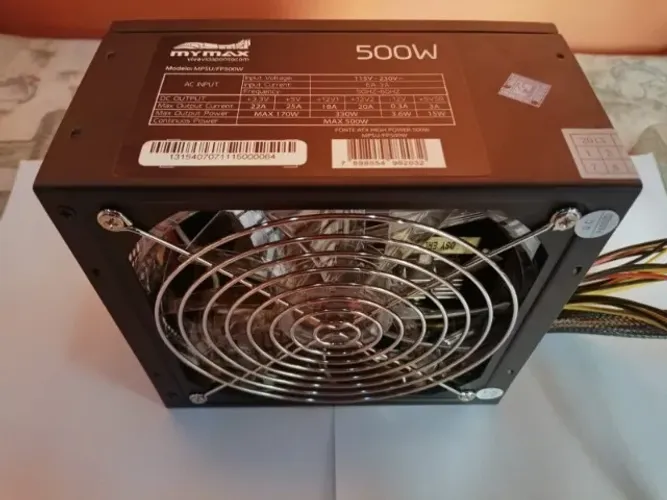 FONTE DE ALIMENTAÇÃO: 500W - MYMAX - OFERTA RELÂMPAGO