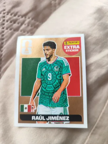 Figurinha Extra Sticker - RAÚL JIMÉNEZ - BRONZE