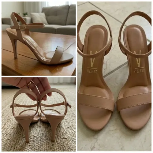 Sandália de salto Vizzano n35 