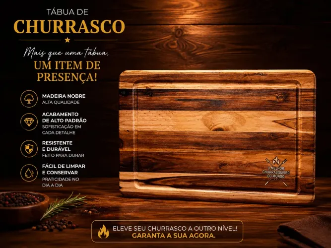 Tábua de churrasco M