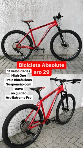 ? Bicicleta Absolute Aro 29 | 11v Shimano | Freio Hidráulico | Impecável