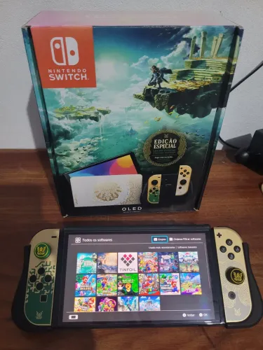 Nintendo Switch Oled Zelda TOTK desbloqueado