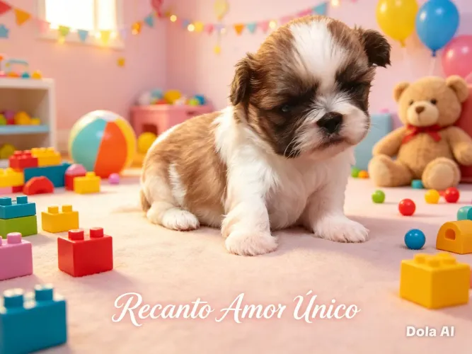 Shih tzu reserva macho e femea