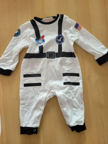 Macacão Bebê Astronauta | 6 a 9 meses | Algodão Peruano