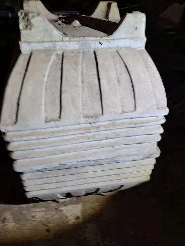 Par de Vasos Grandes em Concreto/Cimento - Estilo Clássico - Paisagismo