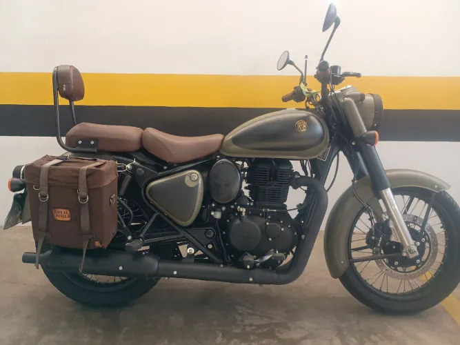 Royal enfield Custom 350 Singles ABS 2023 único dono 21 x cartão troca o carro ou moto