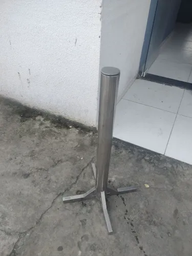 Base de inox pra mesa de vidro 
