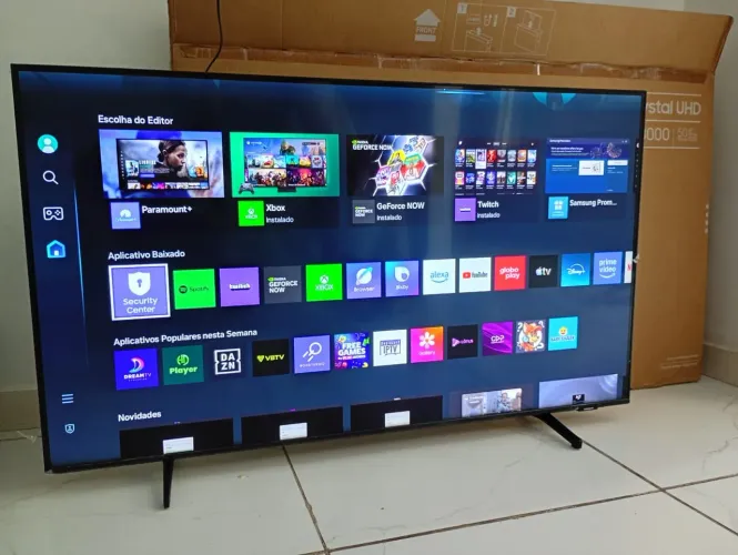 TV Smart 50 Samsung Crystal uhd 4k com caixa e nota modelo novo (entrego)