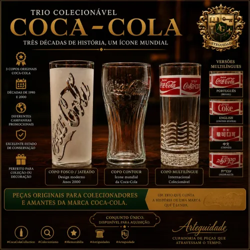 Coleção Copos Coca Cola