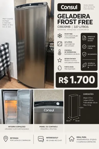 Geladeira Consul Frost Free 337L - R$ 1.700