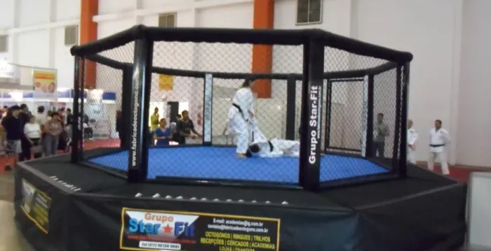 Estrutura De Luta Octógono Mma Padrão Profissional