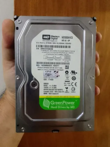 HD WD Green 500 GB [pouco uso]