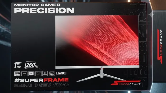 Monitor gamer superframe precision 260 HZ 24,5